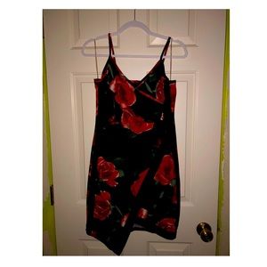Dress with roses